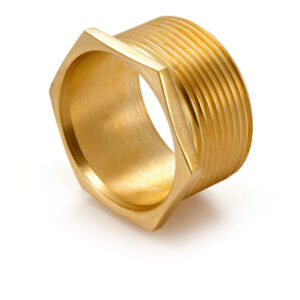 Brass Male Bush Short